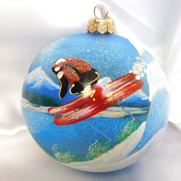 Lot Of Handmade 3.5" Glass Destinations Ornament to Remember Made in Poland - Picture 13 of 15